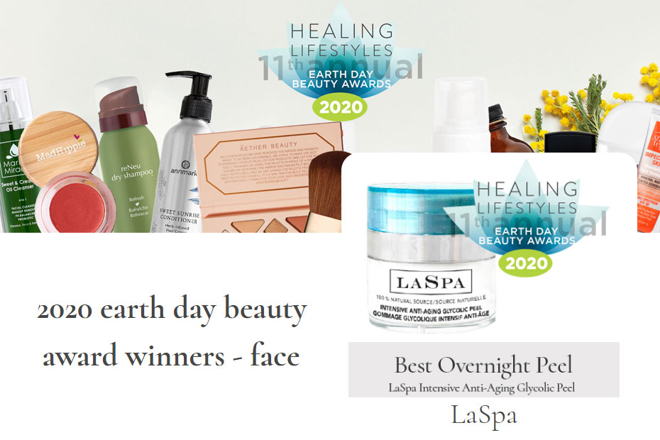 2020 earth day beauty award winners - face Featuring LASPA Intensive Glycolic Peel