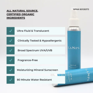 LASPA SPF45 Face & Body Mineral Sunscreen Lotion